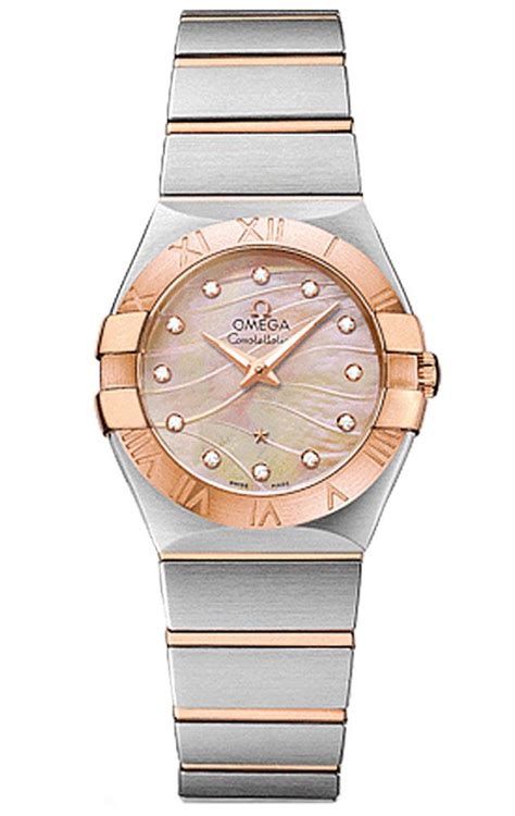 precio reloj omega constellation mujer|reloj de oro rojo.